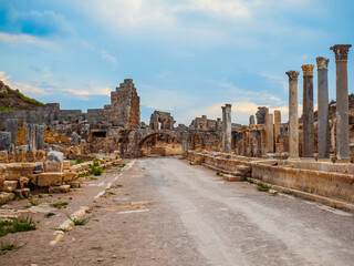 Perge ancient anatolian city, Antalya