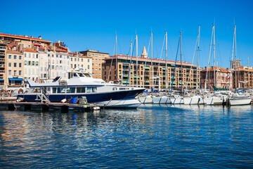 Old Port in Marseille, France