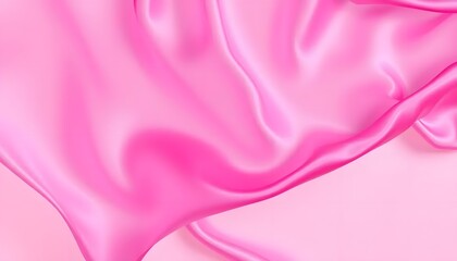 Fototapeta premium Random color silk cloth flows beautifully on isolated transparent background