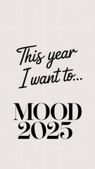 「This Year I Want to...」という光り輝く文字が描かれた華やかなイメージ。背景は鮮やかな色彩と光のエフェクトで彩られ、新しい始まりやお祝いの雰囲気を感じさせます。

