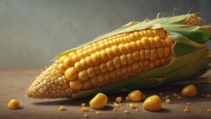 A Close-Up of Corn: Celebrating Nature's Bounty