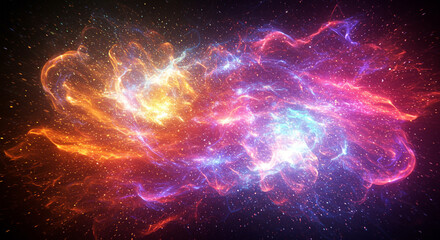 Obraz premium Abstract background that is colorful sparkling and shiny