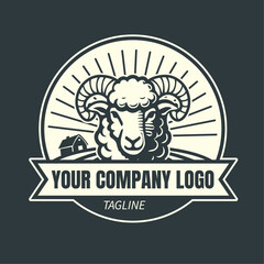 Sheep Farm Vintage Logo