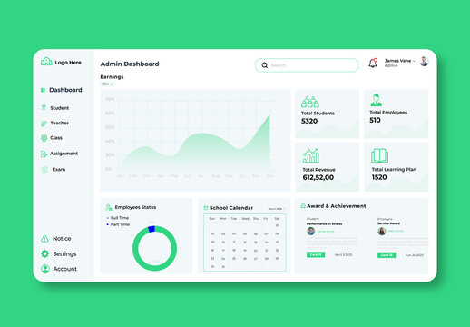 School Management Dashboard