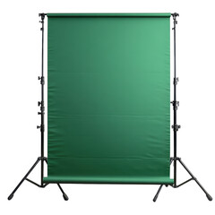 Obraz premium Lightweight Green Screen Panel, versatile rollable design, seamless surface for effortless background changes, ideal for creative projects