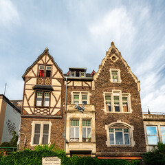 Charming Architecture of Cochem Castle Area in Summer