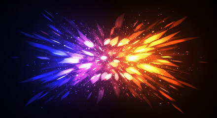Fototapeta premium Abstract background that is colorful sparkling and shiny