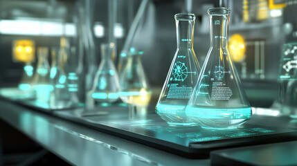 A futuristic concept of a Bunsen burner with digital controls and LED indicators for enhanced laboratory experiences.