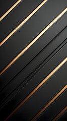 A modern black and gold striped abstract background with diagonal lines, creating a stylish and elegant design aesthetic.