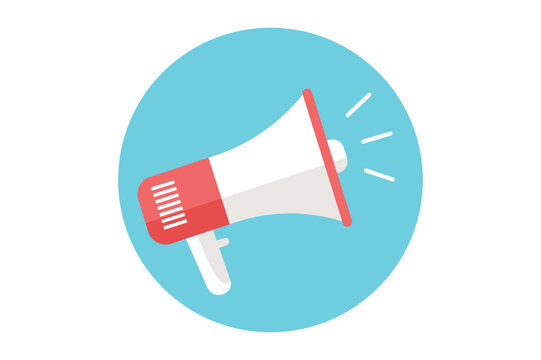 recommend clip art: Unique Loudspeaker Megaphone Vector Graphic for Arts and Culture Initiatives, Loudspeaker icon, Megaphone sign, Announcement symbol, Communication device, Megaphone vector, Sound, Announcement