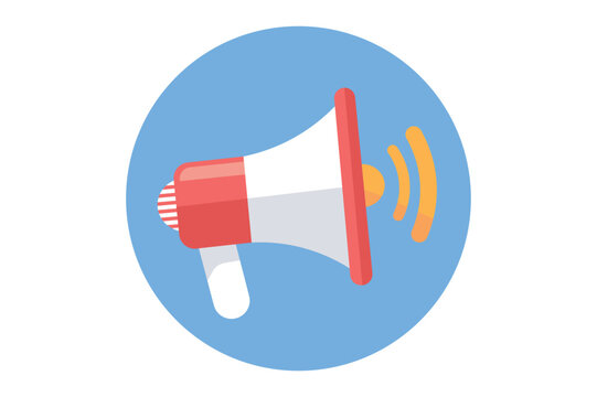 recommend clip art: Colorful Loudspeaker Megaphone Vector Art for Event Promotion, Loudspeaker icon, Megaphone sign, Announcement symbol, Communication device, Megaphone vector, Sound, Announcement