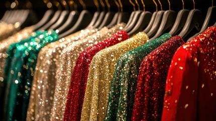 Holiday Party Dresses. Created with Generative AI