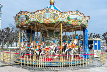 carousel in park © Stepan