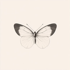 Obraz premium Close-up of a pieris rapae