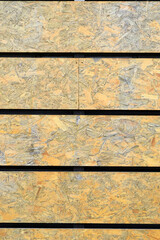 Fototapeta premium Unpainted Fibre Board Wall in Close Up 