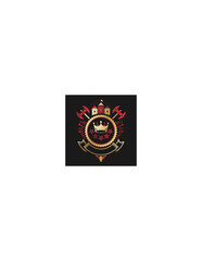 Vector Shield with Ornamental Design - Elegant and Decorative Heraldic Emblem for Graphic Use