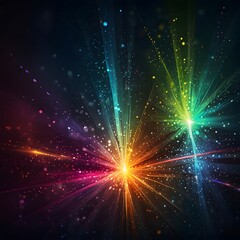 abstract light trails