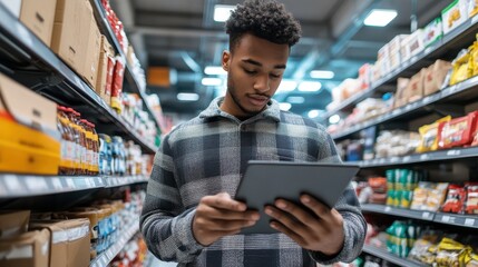 The Young Man with Tablet