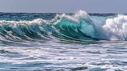 Obraz premium A person enjoying the thrill of surfing on the ocean waves