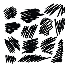 chalk line vector illustration