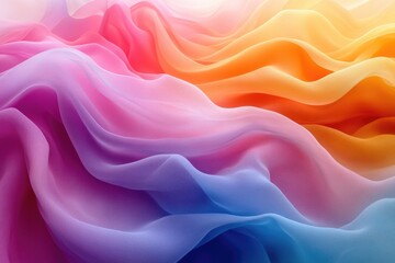 Obraz premium A vibrant piece of cloth with a blurred out background