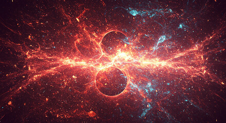 Obraz premium Abstract background that is colorful sparkling and shiny