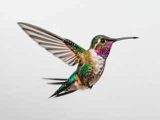 Obraz premium a humming hummingbird in flight