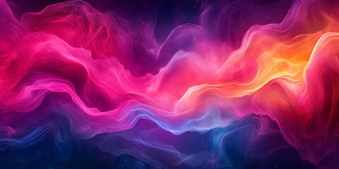 Fototapeta premium Digital Neon Color Background, Generative AI