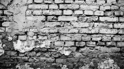 Fototapeta premium old white brick wall background