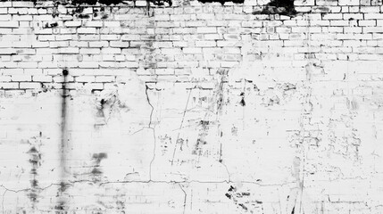 Obraz premium old white brick wall background