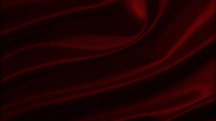 Fototapeta premium a close-up of a red fabric with a smooth and elegant texture.