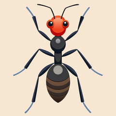 ant cartoon vector design