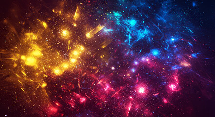 Abstract background that is colorful sparkling and shiny