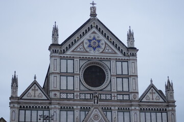Classic architecture in the city of Florence, Italy