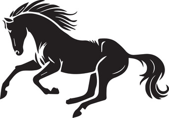  Horse silhouette vector EPS