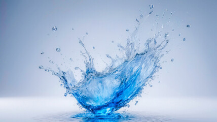 water splash on a white surface