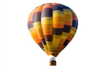 Obraz premium Colorful hot air balloon soaring through the sky, with no strings attached