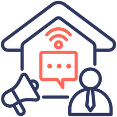 Obraz premium Announcement Icon