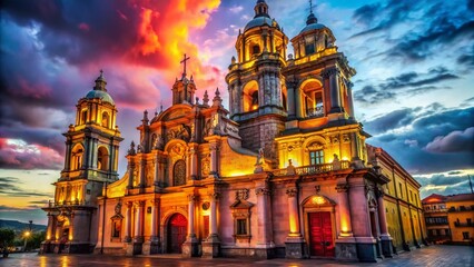 Obraz premium Basilica of Santa Maria: Majestic Architectural Photography