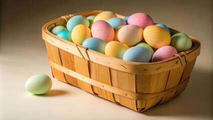 Naklejka premium a basket of eggs