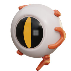 3d illustration Monster Eye 2