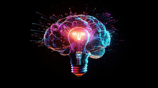 Innovative idea generation digital art space visual concept creative environment abstract viewpoint inspiring thoughts