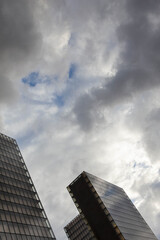Towers of French Great Libray in Paris