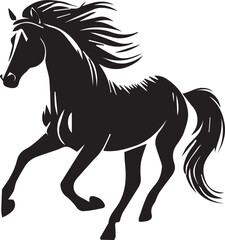  Horse silhouette vector EPS