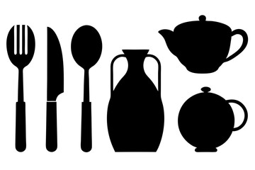 set of kitchen tools