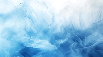 Obraz premium Abstract blurred gradient with soft blue and white hues, resembling misty mountains, ethereal and calming atmosphere