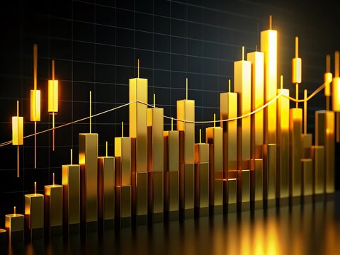 Golden Candlestick Chart Analysis - Financial Success