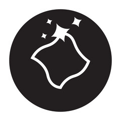 Clean surface icon set, easy cleaning, for mobile concept and web design vector illustration isolated on white background, EPS 10