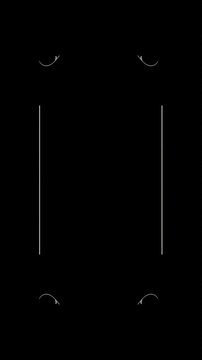 Film projector flickering background. Place for your text. Two options in one file. 
Vertical format 9x16. Suitable for mobile phones, websites, etc.