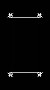 Film projector flickering background. Place for your text. Two options in one file. 
Vertical format 9x16. Suitable for mobile phones, websites, etc.